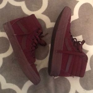 Maroon Vans